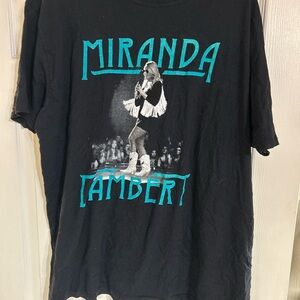 Miranda Lambert Black Graphic Short Sleeve Tee
